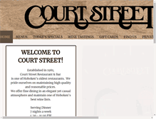 Tablet Screenshot of courtstreet.com